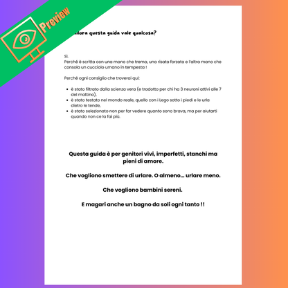 SPEGNI L’URAGANO - Piccolo Cuore Calmo