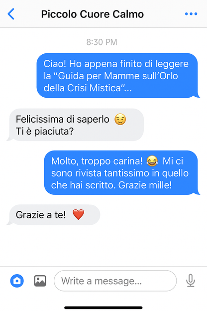 Guida per Mamme sull'Orlo della Crisi Mistica - Piccolo Cuore Calmo