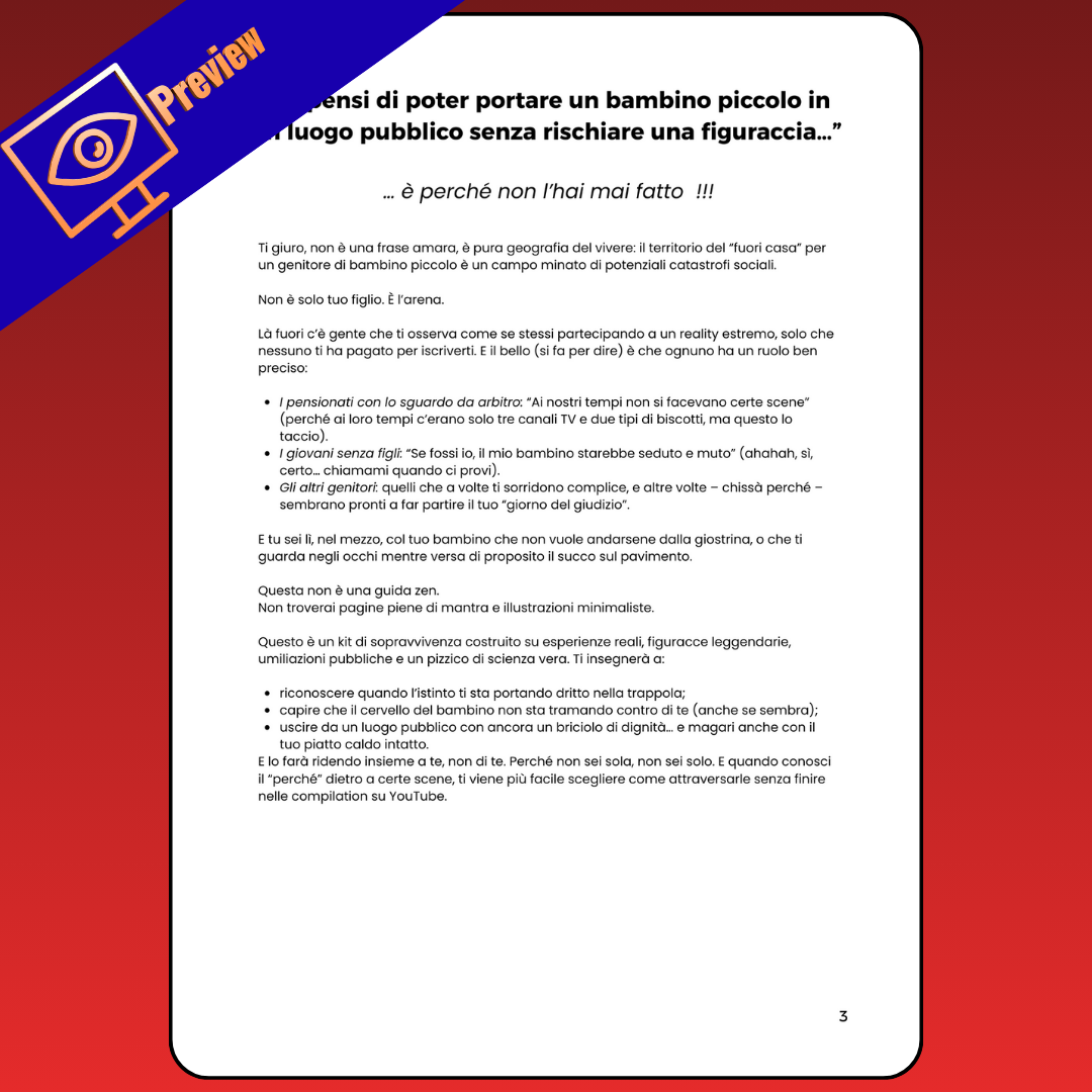 FIGURACCE IN PUBBLICO – Manuale di sopravvivenza per genitori in luoghi ostili